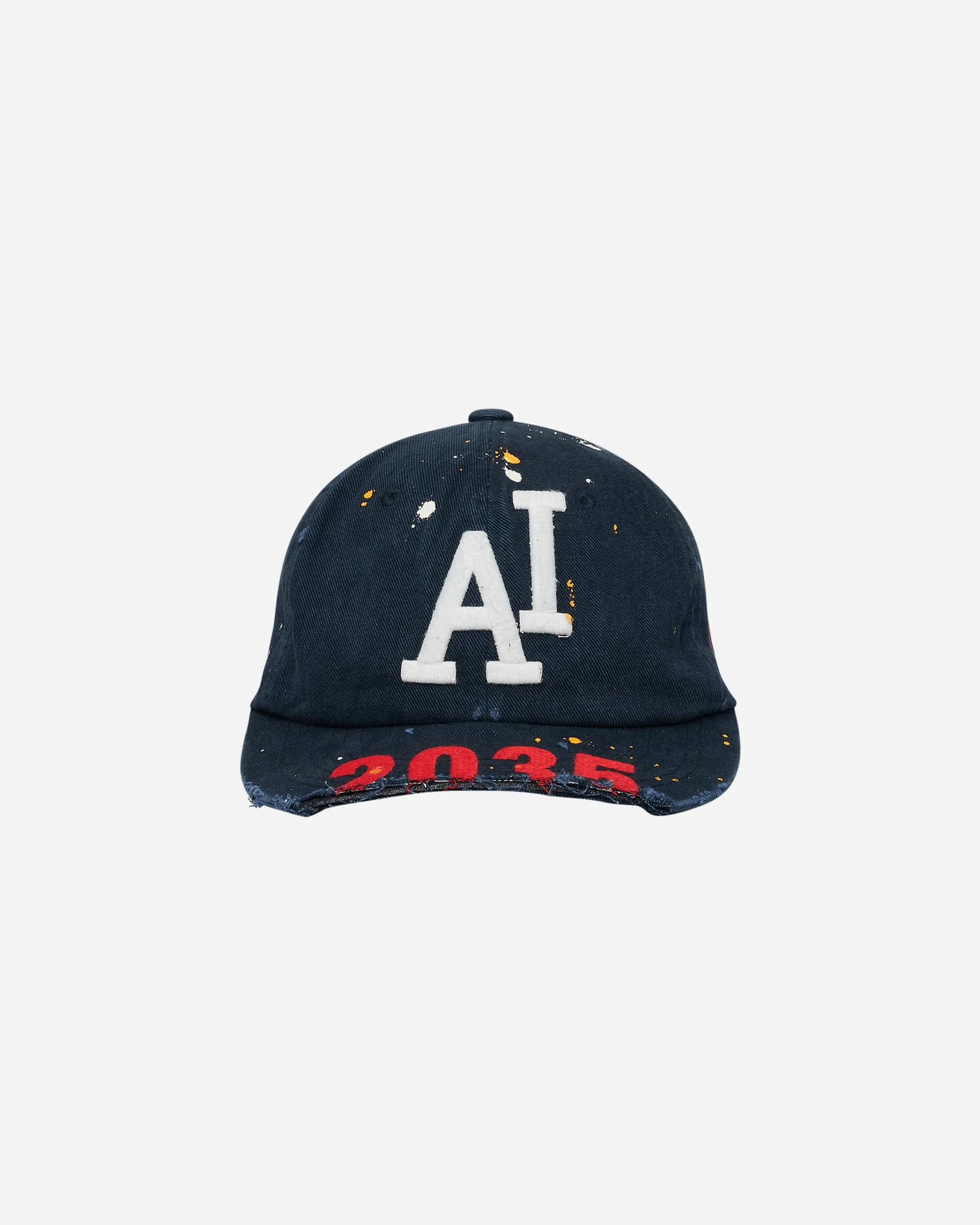 Wide Throwback Cap Navy