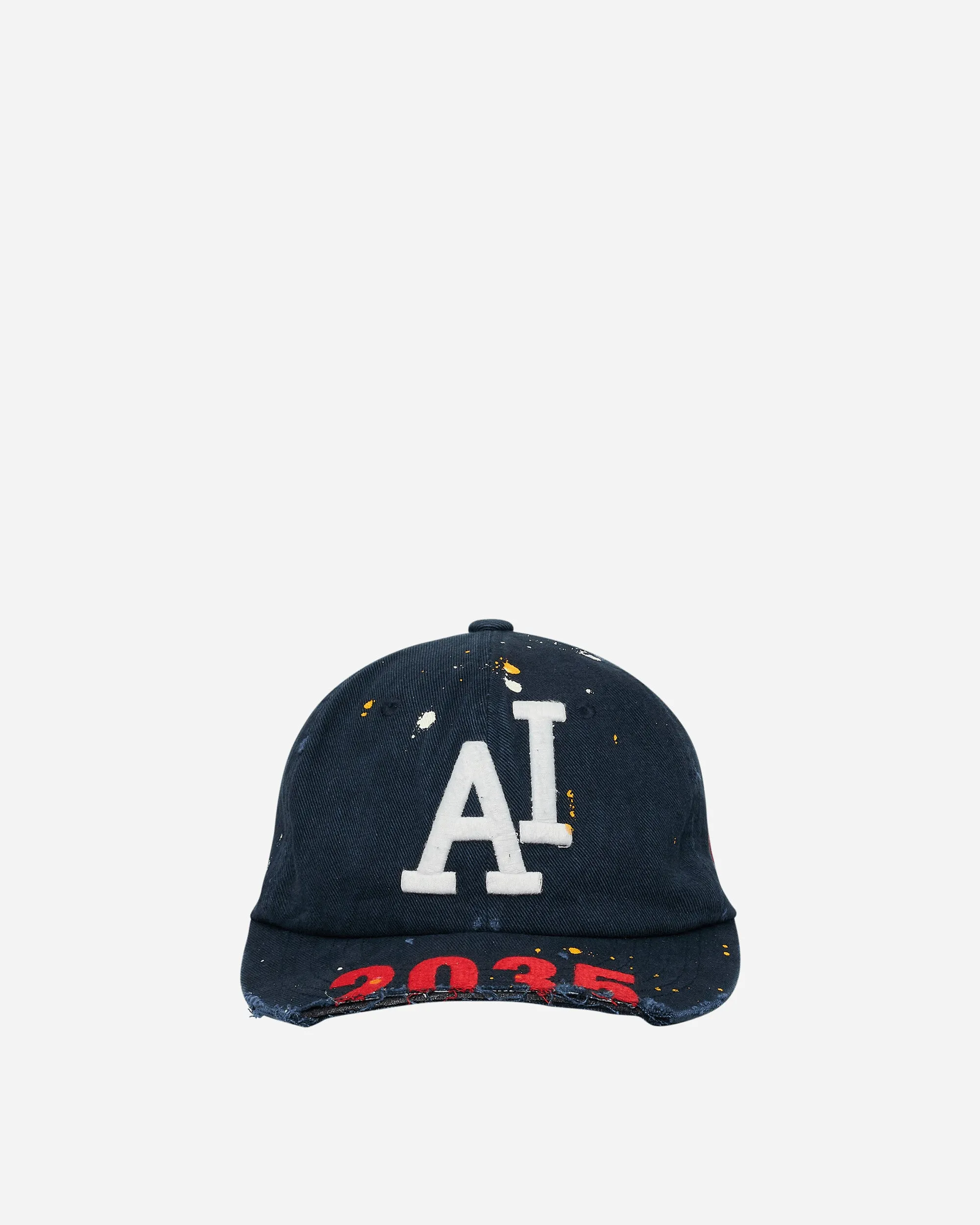 Wide Throwback Cap Navy