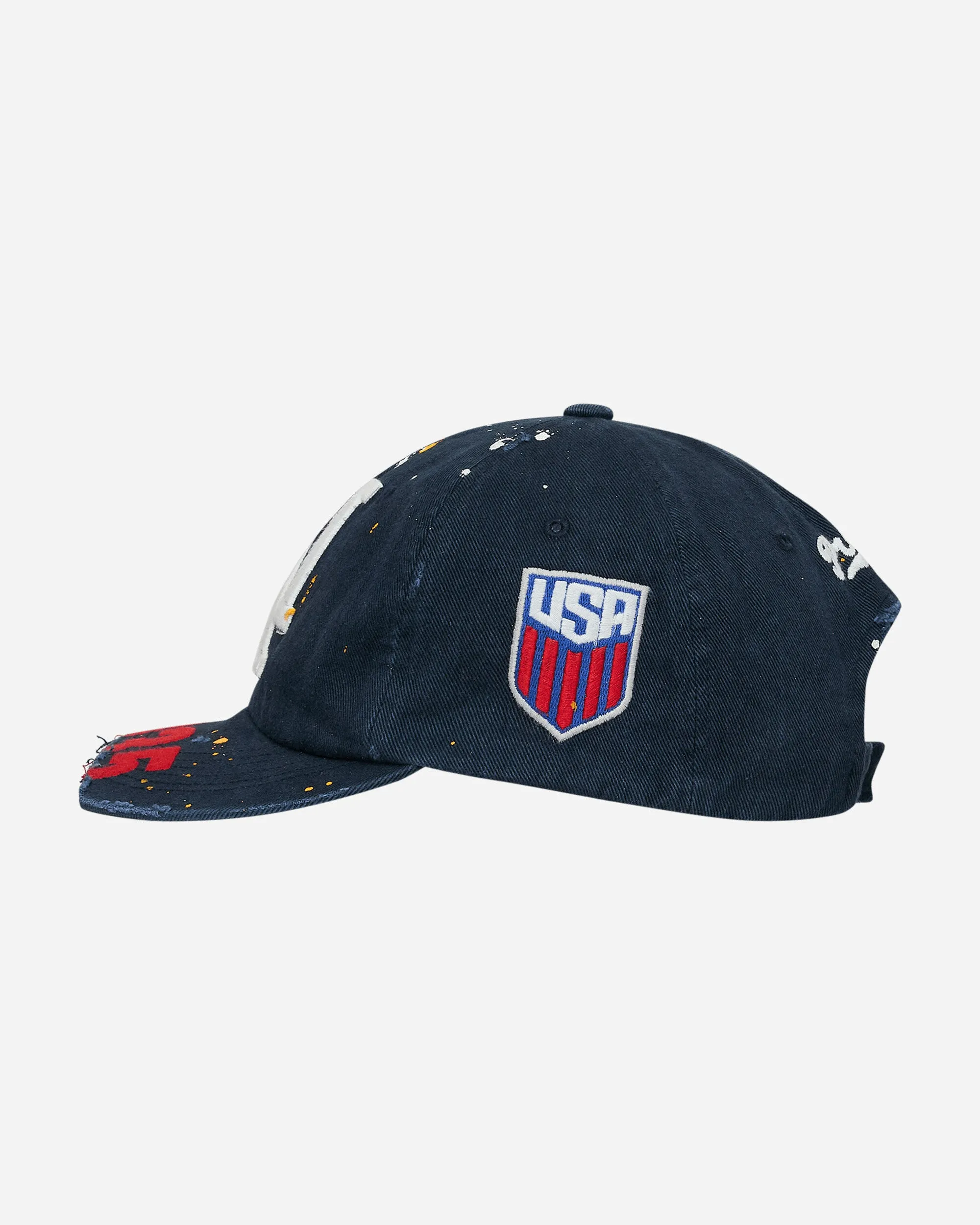 Wide Throwback Cap Navy