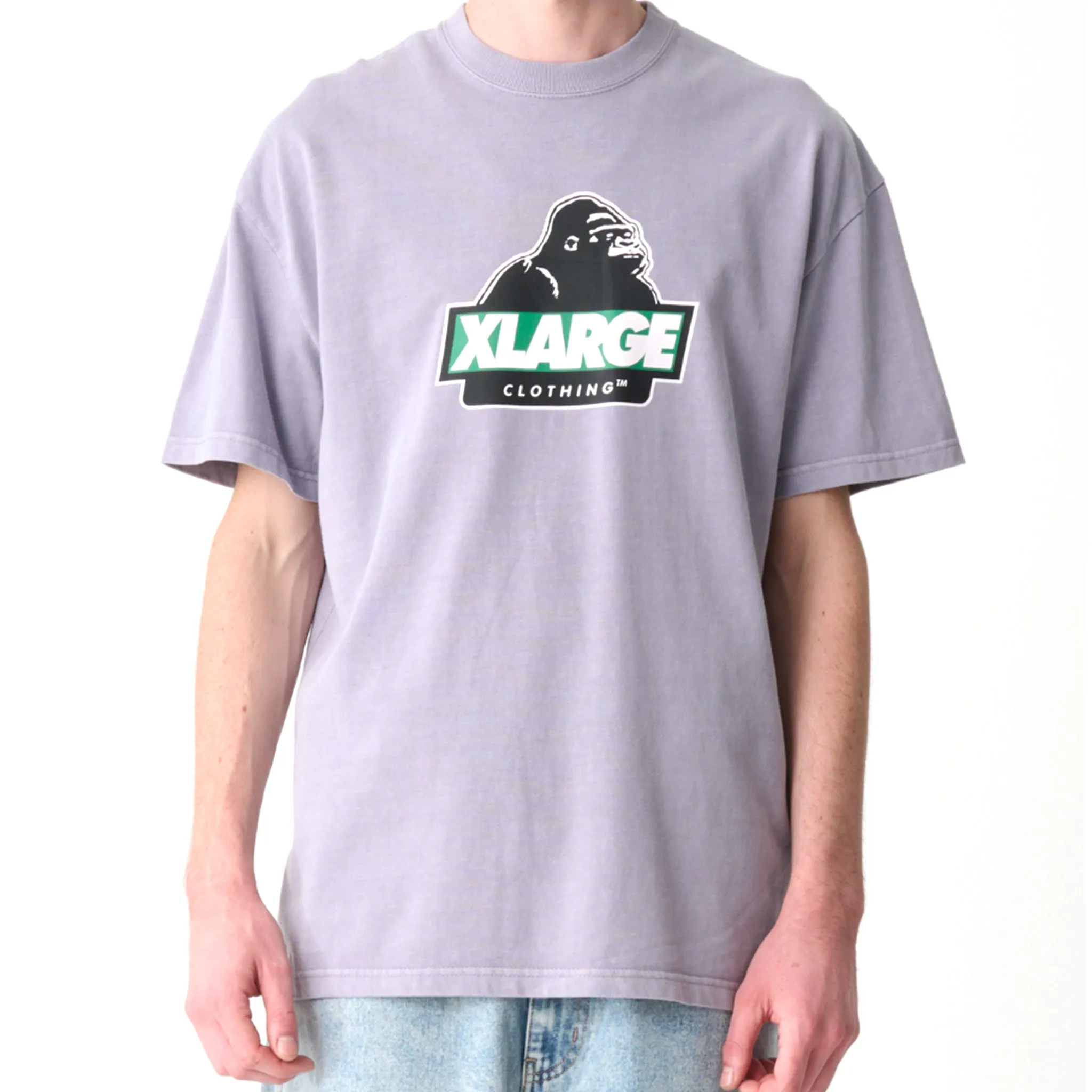 X-Large Slanted Tee Mauve