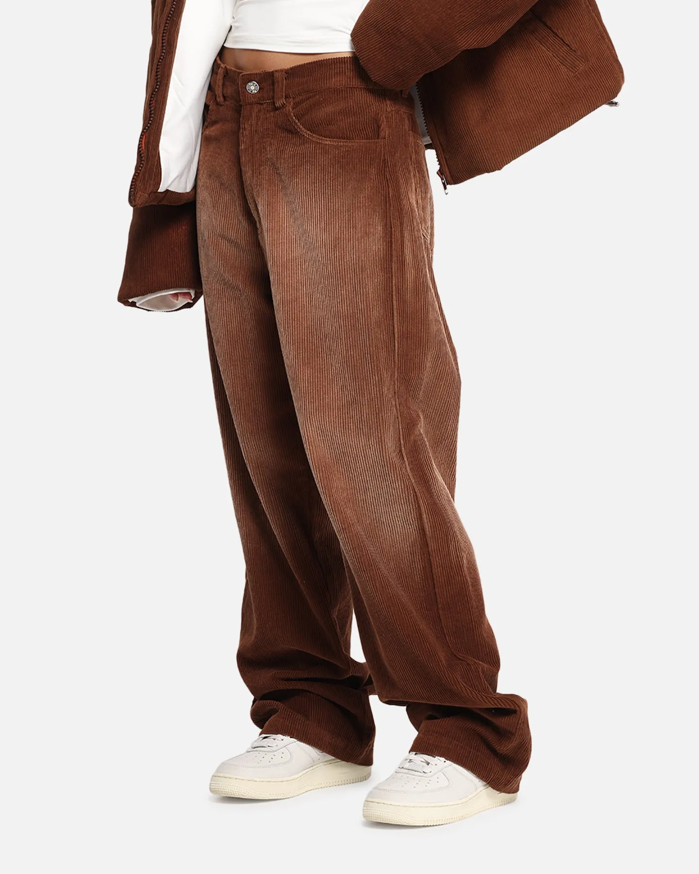 XXIII Corduroy Wash Pants Brown