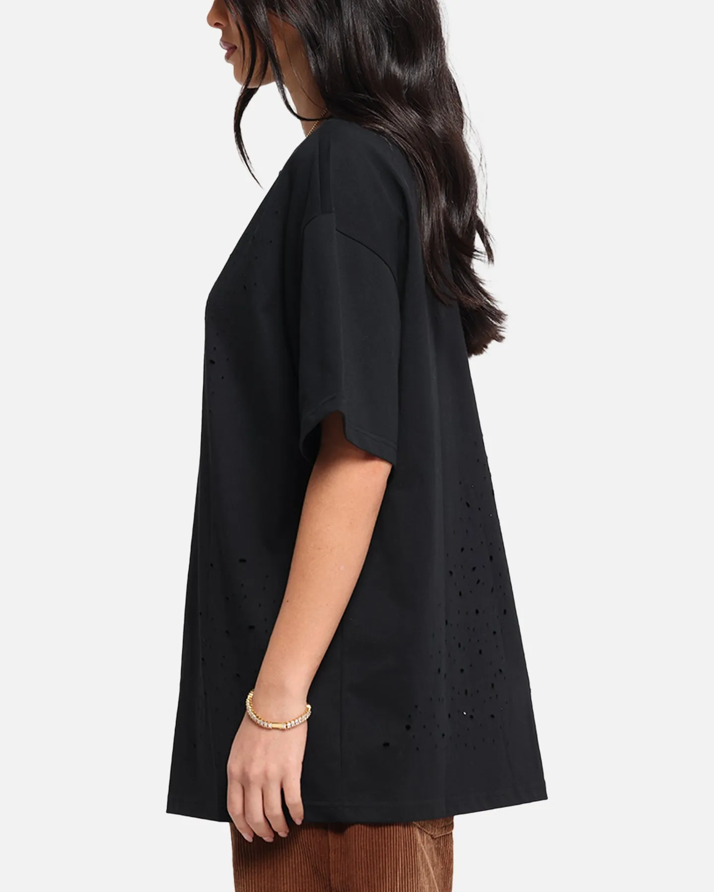 XXIII Distressed T-Shirt Black