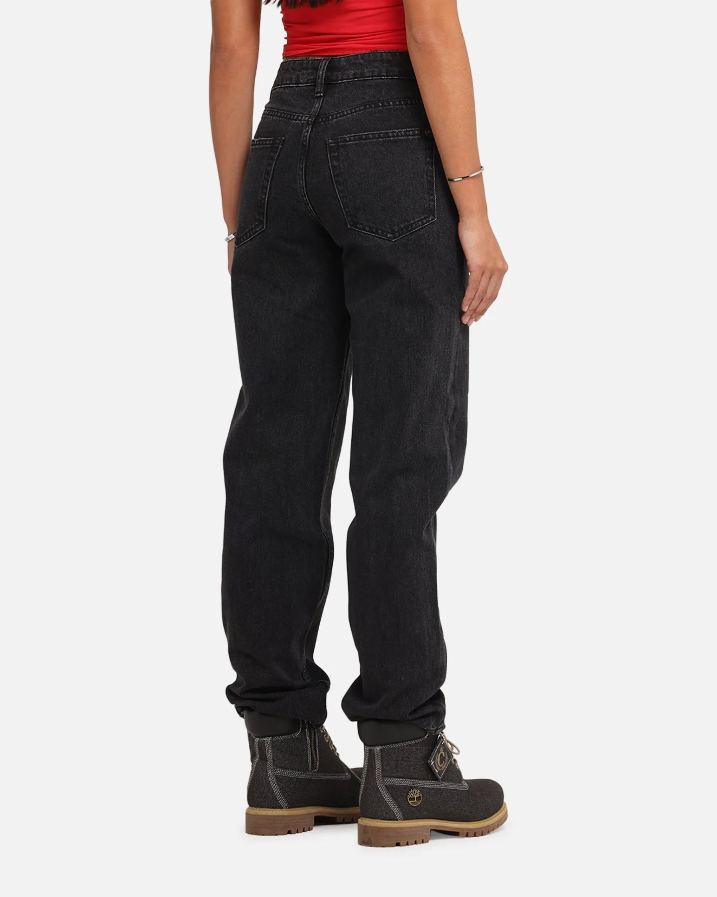 XXIII Women's High Rise Relaxed Jeans Washed Black